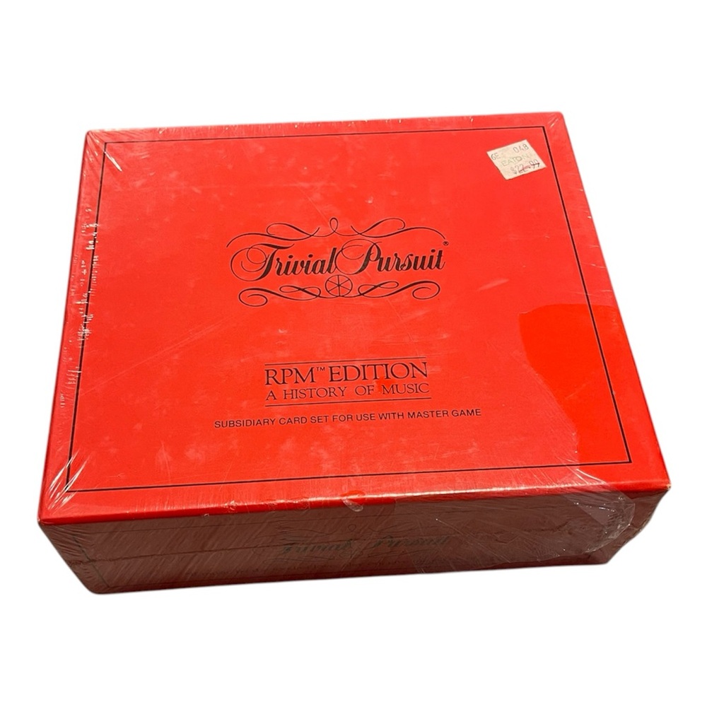 1985 Trivial Pursuit RPM Edition Game Music History Expansion Set VTG Vintage